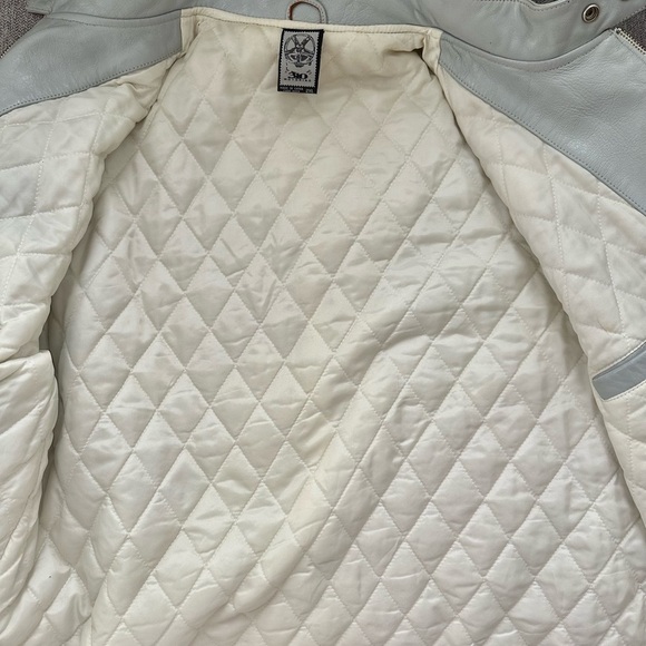 310 Motoring Automobile Specialist Vintage Racing Leather Jacket 2XL Vintage - Picture 13 of 16